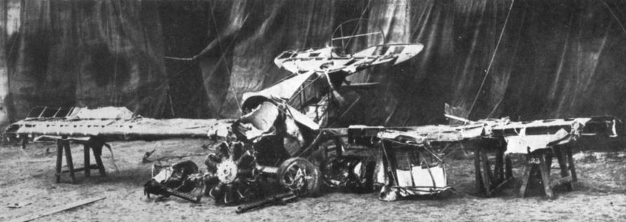 Red Baron plane wreckage